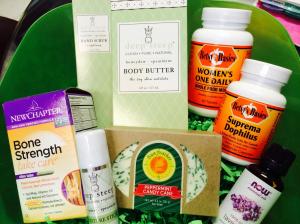 What's inside our give away basket for Moms!