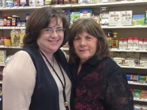 Pictured here are Ramona (left) and the demo master, Betty!