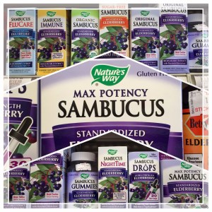We carry a full line of Sambucus products! Check them out at your next visit.