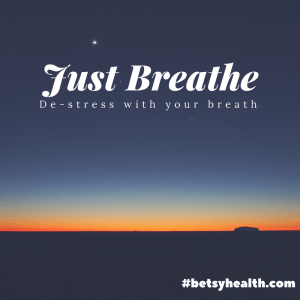 de-stress with your breath